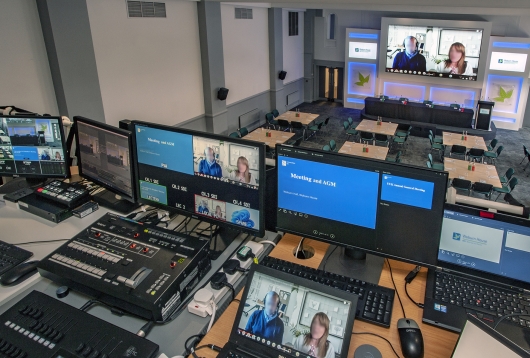 Audio-visual and video conferencing