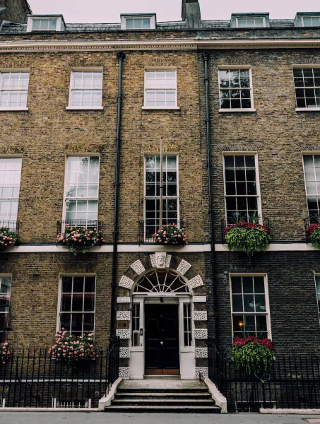 front of Woburn House building
