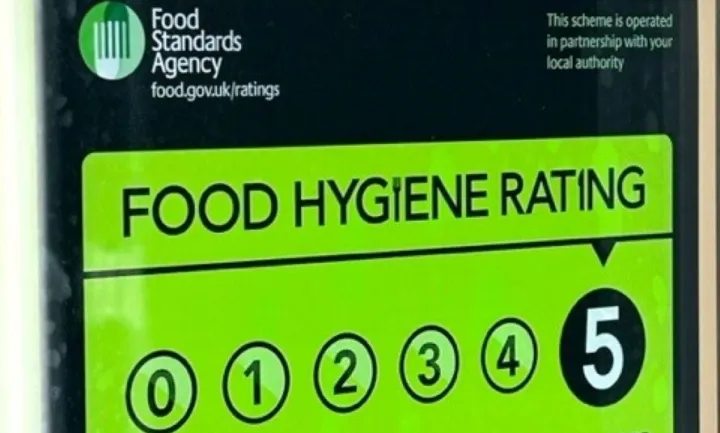 5 stars in Food Hygiene!