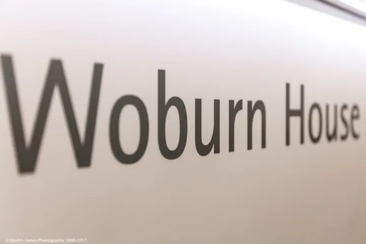 Woburn House sign
