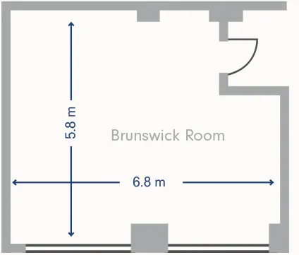 Brunswick room floor plan
