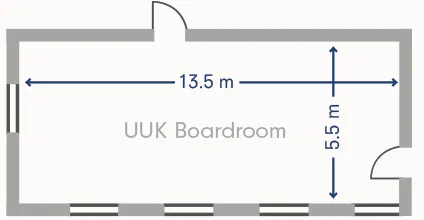 UUK Board room floor plan