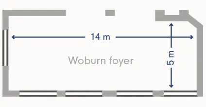 Woburn House foyer floor plan